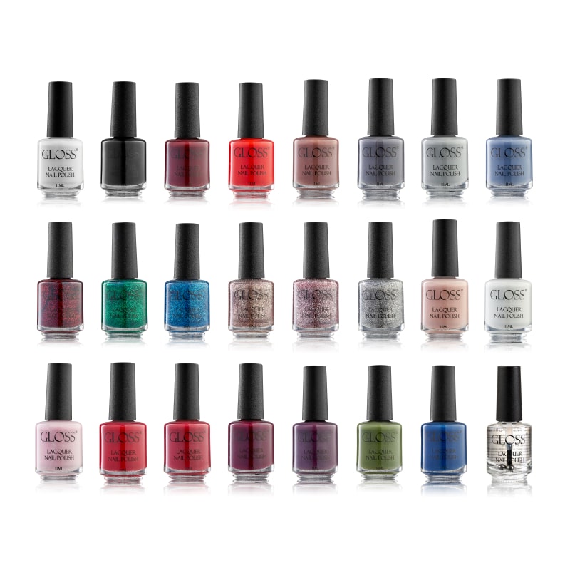 GLOSS Nail polish set, 24 pcs